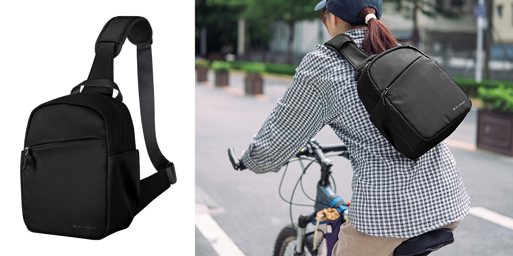 Torba fotograficzna K&F Concept Urban Wander 08 5 l - czarna - Komfort noszenia na co dzień